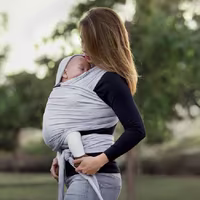 Babywrap grigia fascia portabebè - 2