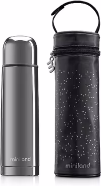 Miniland Esclusivo Thermos Deluxe Argento - 500 ml - 1