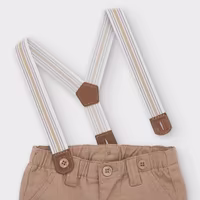 Pantalone con bretella - 3