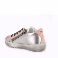 Sneakers Argento Lacci + Zip - 3