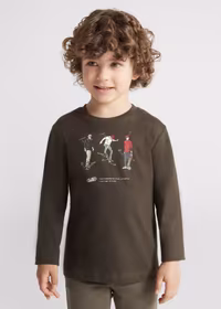 Maglia m/l con stampa - 1