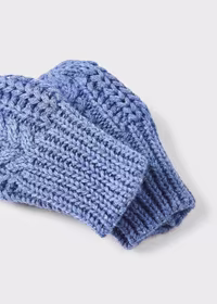 Completo cappello e manopole neonato - 3