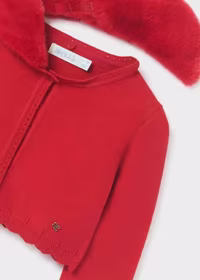 cardigan+collo pelliccia - 3