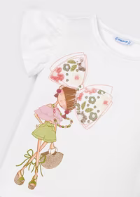 t-shirt bimba stampa - 1