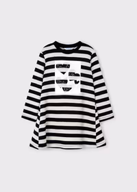 vestito tricot righe - 1