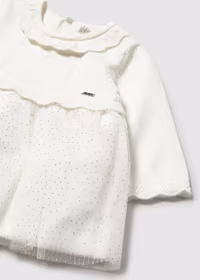 vestito tricot/tulle - 3