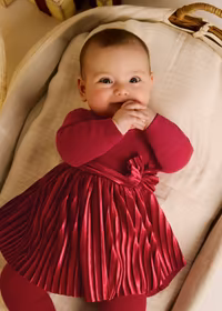 vestito body plisse - 1
