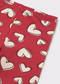 leggings stampa cuori - 3