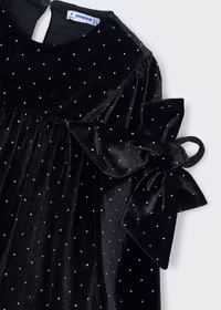 vestito velluto elastico - 3