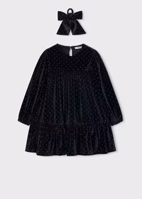 vestito velluto elastico - 1