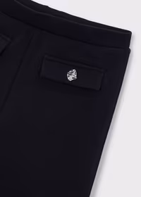 leggings in felpa  a zampa - 3