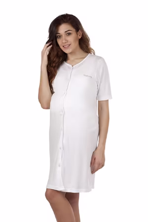 CAMICIA CLINICA M/M APERTA DAVANTI