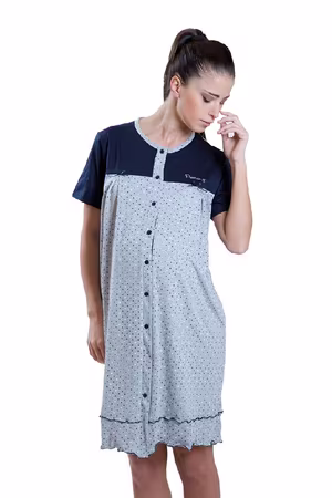 CAMICIA CLINICA M/M APERTA DAVANTI