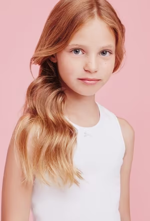 canotta felpata basica bimba