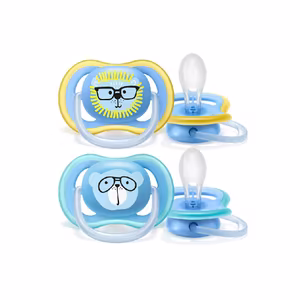 2 Succhietti Ultra Air 18+ Mesi in Silicone, AVENT