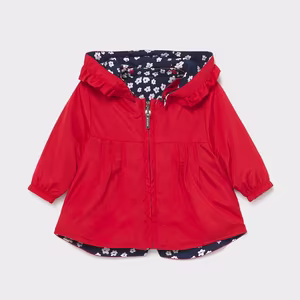 giacca a vento reversibile bimba