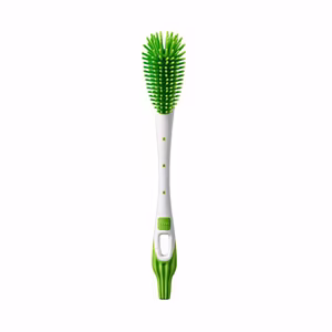 Scovolino per biberon verde