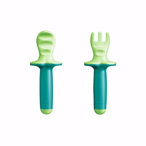 Spoon & Fork Trainer- Posate per bambini verde