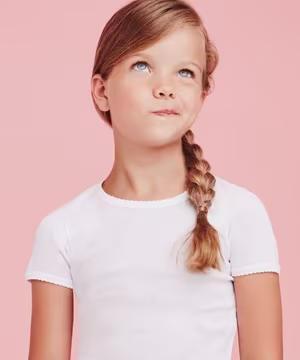 maglia m/m cotone bimba