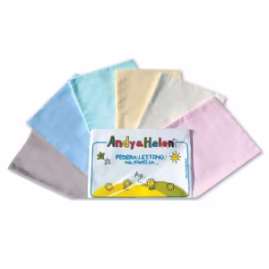 Federa Cuscino Lettino AZZURRO