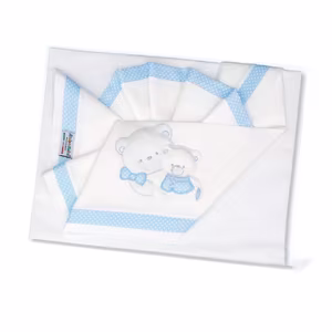 Set Lenzuola da Cullami (sotto, sopra e federa) AZZURRO
