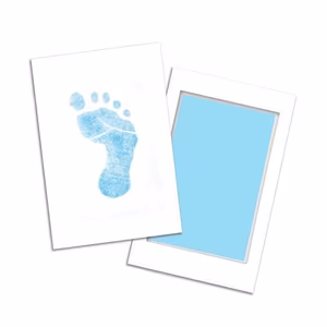 tampone inchiostro azzurro