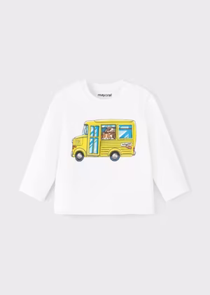 T-shirt PLAY WITH manica lunga bambino