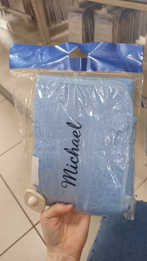 set asciugamano e bavetta