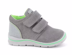 Scarpe Camoscio Grigio Strap