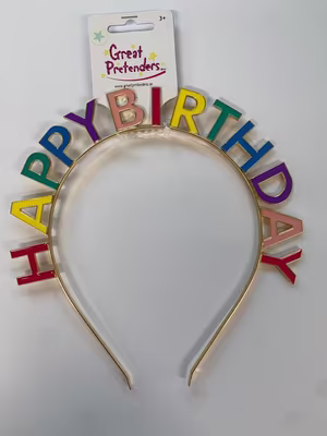 Cerchietto happy birthday