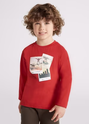 Maglia m/l con stampa