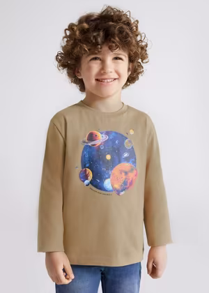 Maglia m/l con stampa
