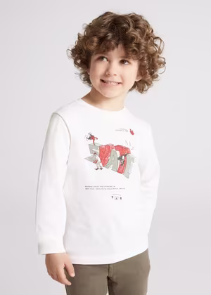 Maglia m/l con stampa