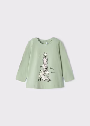 Maglia m/l verde