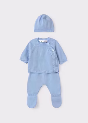 set tricot + cappellino