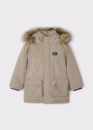 parka cappuccio montagna
