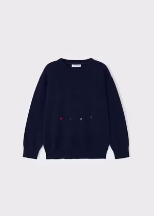 maglione giro collo