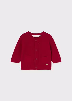 cardigan girocollo