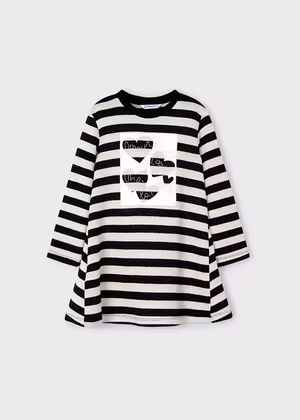vestito tricot righe