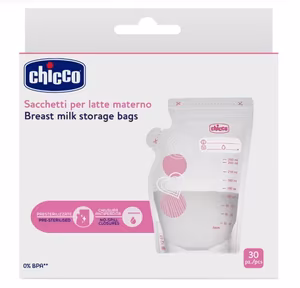 sacchetti per latte materno