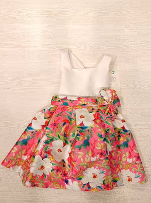 vestito mikado fiori