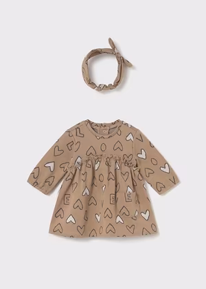 vestito e fascia neonata