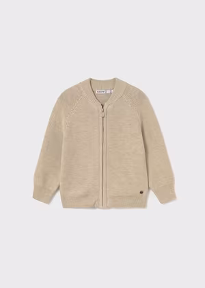 cardigan con cerniera