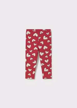 leggings stampa cuori