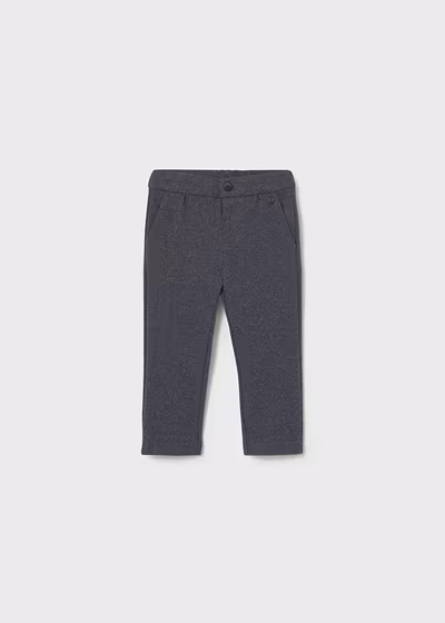 pantalone elegante microfantasia