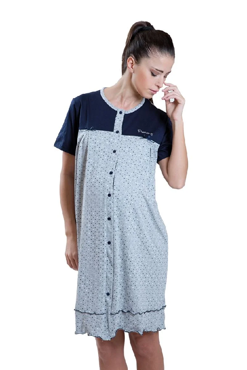 CAMICIA CLINICA M/M APERTA DAVANTI