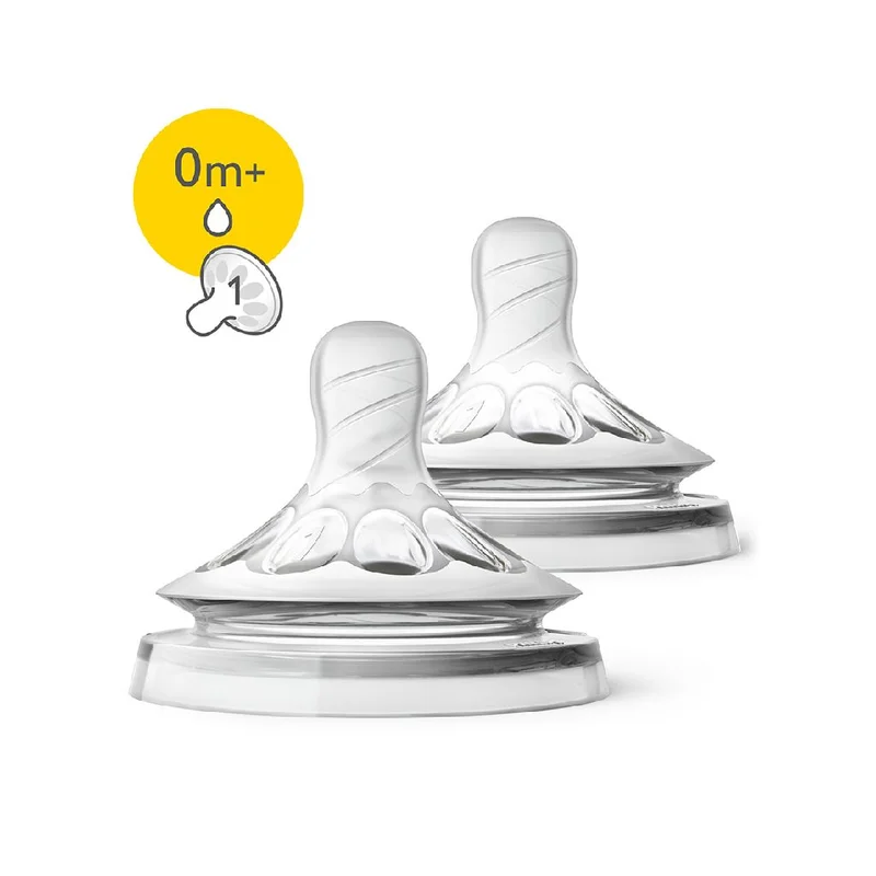 2 Tettarelle Natural Prime Poppate 0M+ AVENT