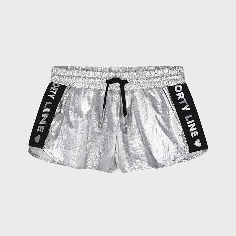 pantaloncino metalizzato