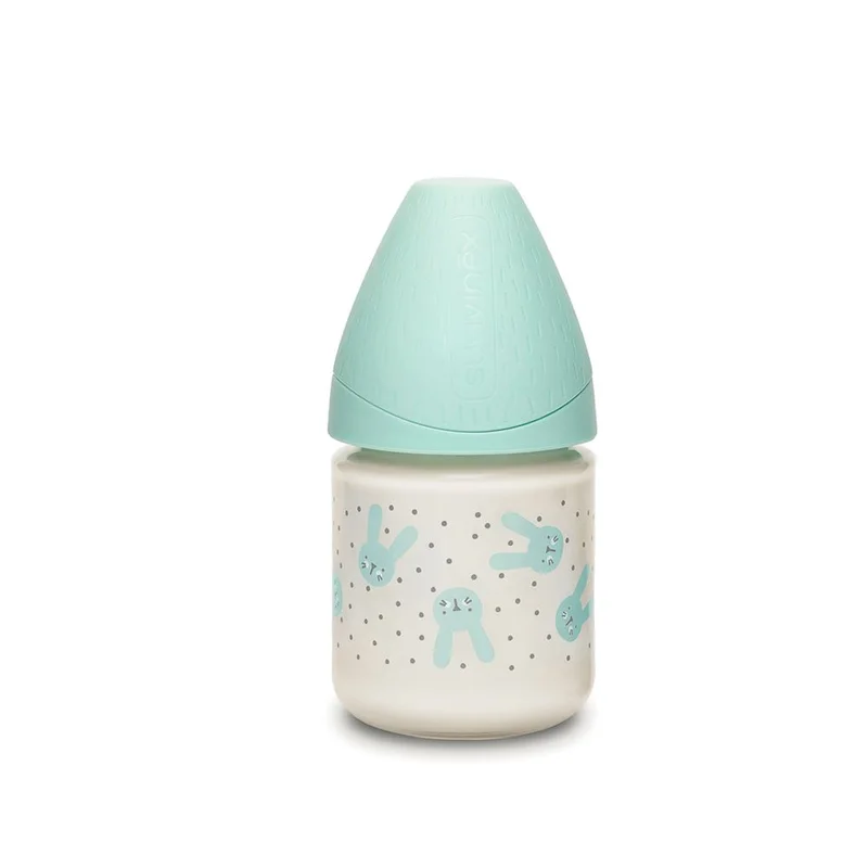 Biberon Tettarella Hygge flusso lento 150ml verde