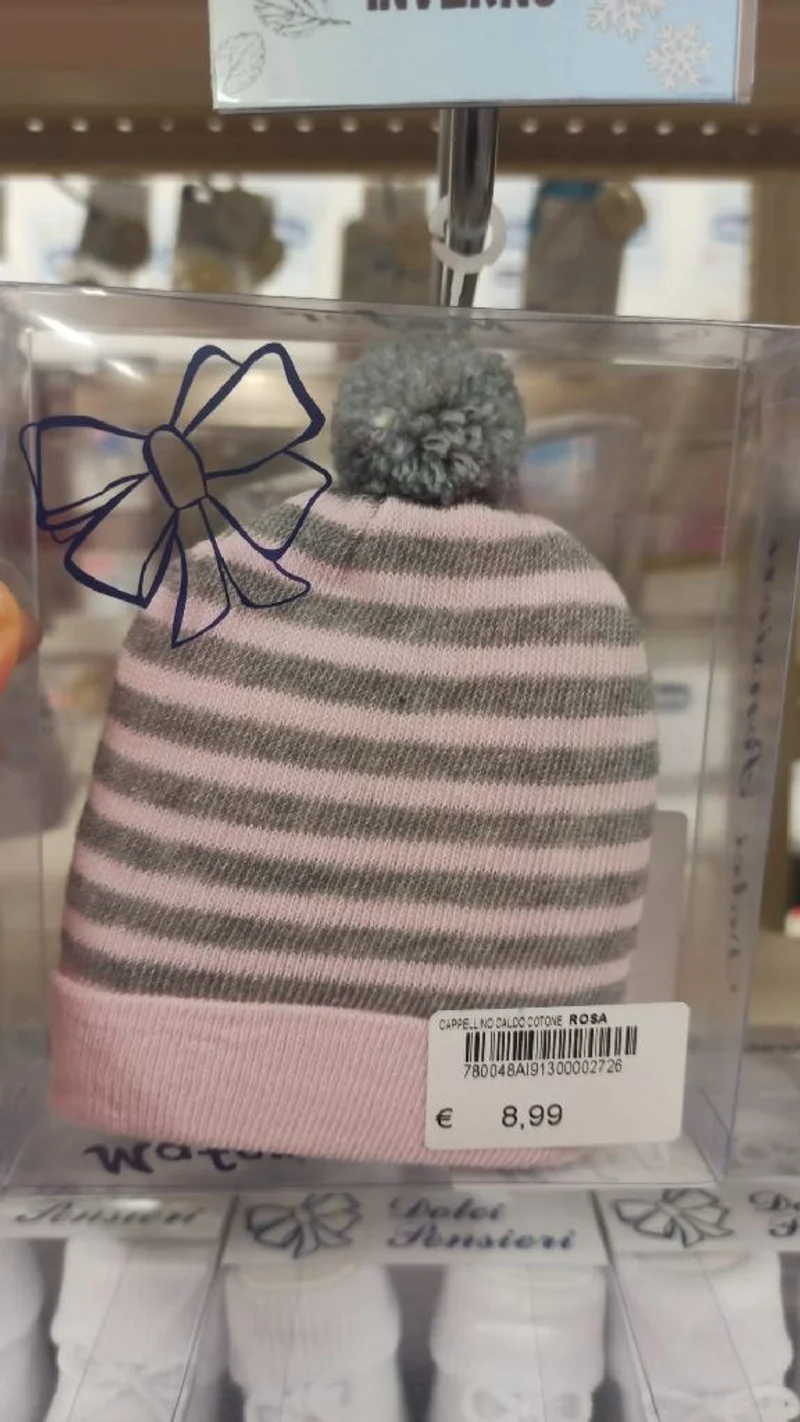 cappellino caldo cotone